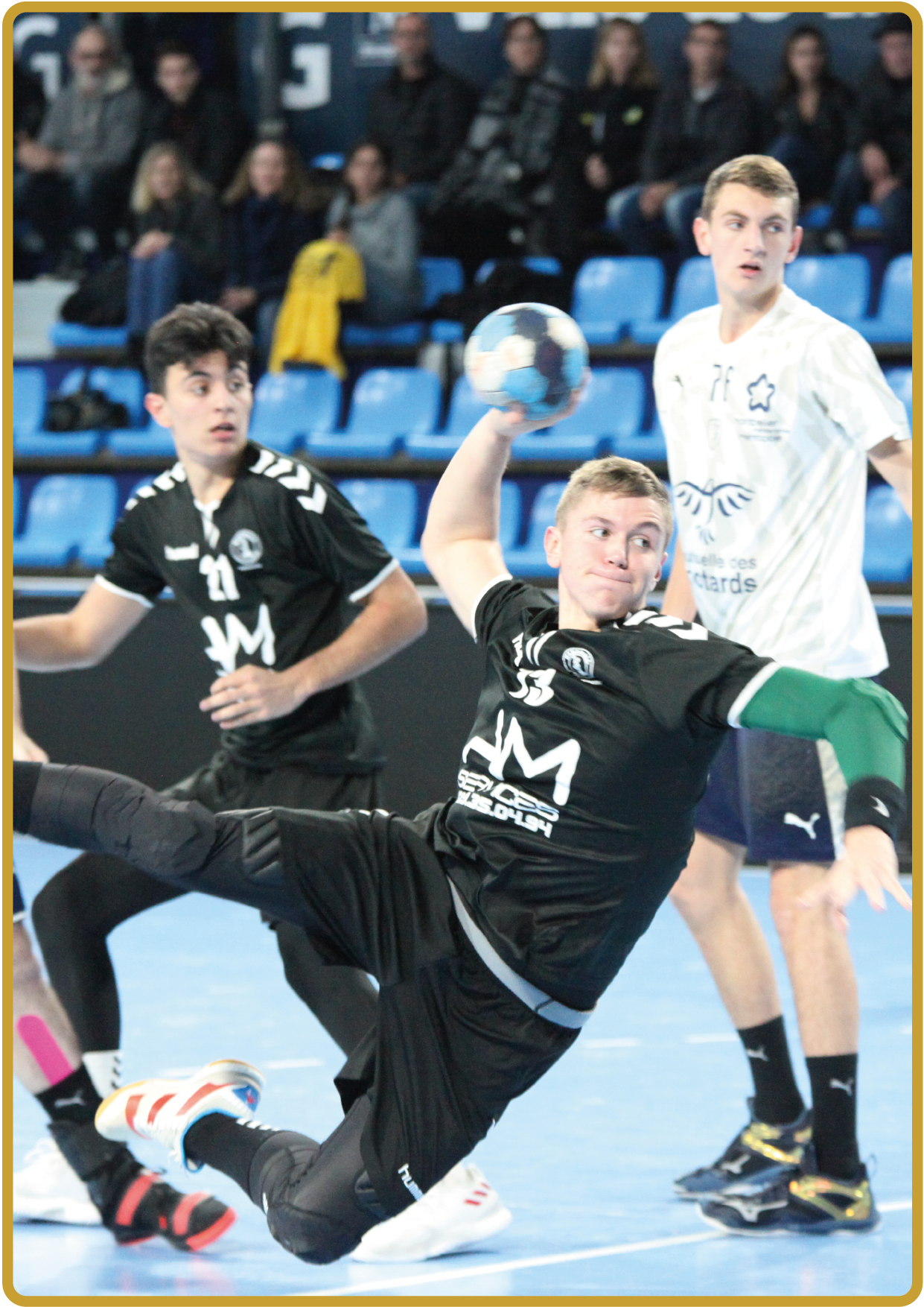 Joueurs de Handball au tournoi international de Agde en Avril 2022